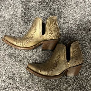 Ariat Gold Booties